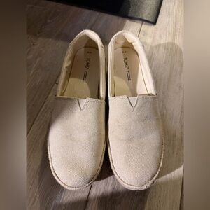 TOMS Sparkle Cream Shoes
